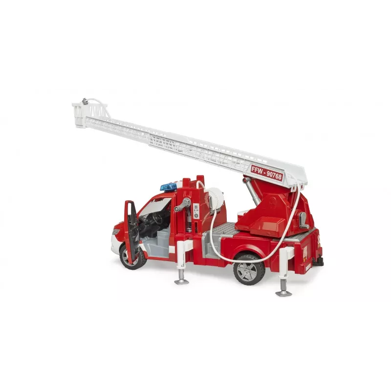 Hasičské auto BRUDER 02673 červené biele ABS plast 4 roky