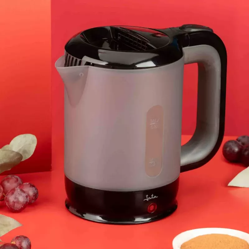 Jata JEHA1240 elektrická kanvica, 0,5 l, 900 W, čierna/sivá