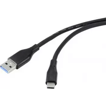 USB kábel USB 3.2 Gen1 3.0 3.1 USB-C konektor samec 3,00 m čierny (RF-4995178)