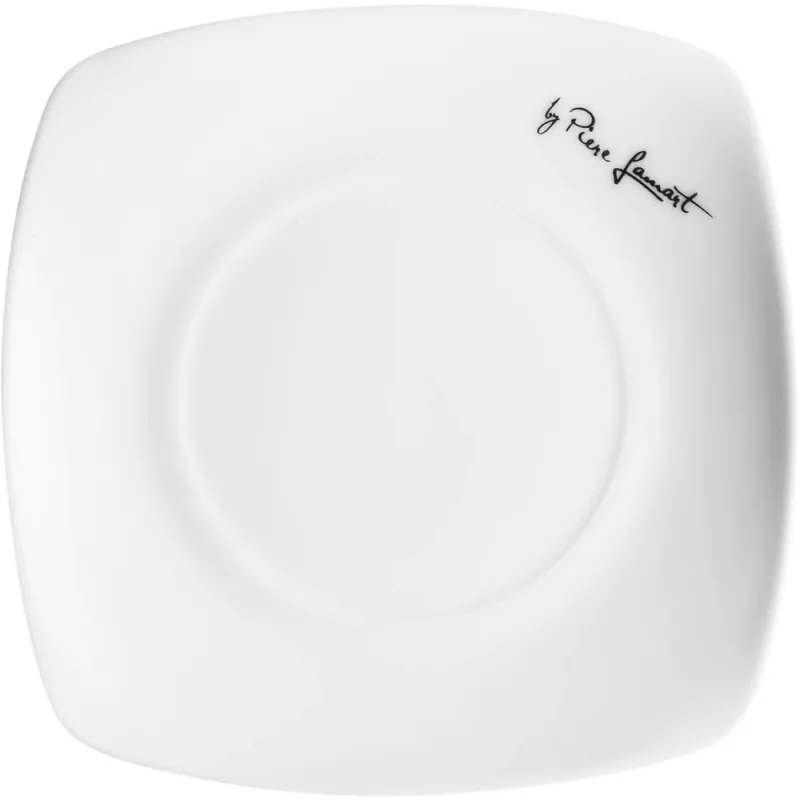 Lamart LT9002 Dine sada porcelánových tanierov, 6 ks (2 plytké, 2 hlboké, 2 dezertné), 24,5/19,2/17,3 cm, biela