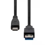 USB-C na USB-A 3.0 kábel ProXtend USBC-USBA3-00015 15 cm, USB 3.0 prenos dát