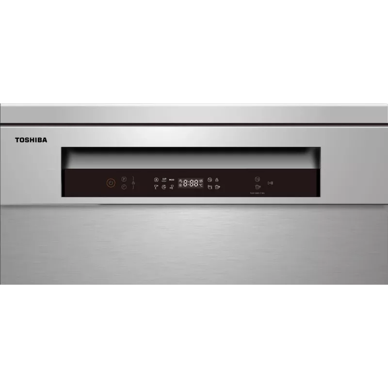 Toshiba DW-14F5EE(S)-PL voľne stojaca umývačka riadu, 60 cm, 14 súprav, strieborná