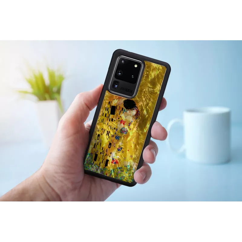 Ochranné puzdro iKins pre Samsung Galaxy S20 Ultra — čierny dizajn Kiss