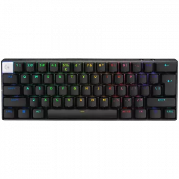 LOGITECH PRO X 60 LIGHTSPEED bezdrôtová herná klávesnica (taktilná) - ČIERNA - PAN - 2,4 GHZ/BT - EMEA28i-935 - TAKTILNÝ SPÍNAČ