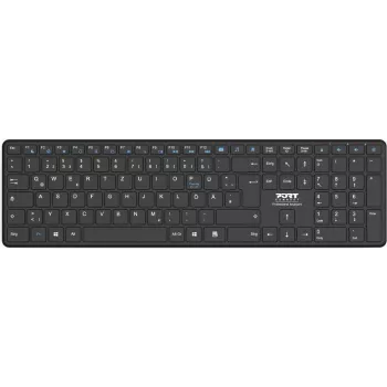 Port Designs 900903-R-DE Bluetooth QWERTZ nemecká čierna
