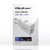 Nabíjačka QOLTEC 51824 GaN 35W USB-C PD & USB QC 3.0, 5–20V, 1x USB-C, 1x USB-A