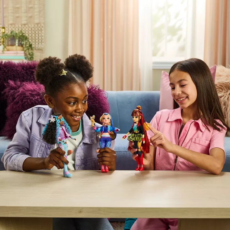 Módna bábika Spinmaster Unicorn Academy Ava model 6072649 – módna bábika s tematickým oblečením a doplnkami