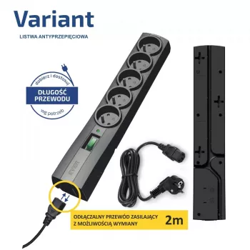 EVER VARIANT predlžovacia zásuvka 2M T/LZ09-VAR020/0410