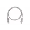 LAN patch kábel Extralink Cat5e UTP 1 m, RJ-45 na RJ-45, sivý