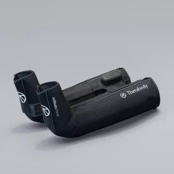 Pneumatické regeneračné topánky Therabody RecoveryAir JetBoots Prime S — sekvenčný kompresný systém, batéria, 180 min výdrž, čierna, 2,51 kg