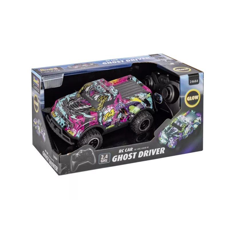 RC auto Ghost Driver - fialová