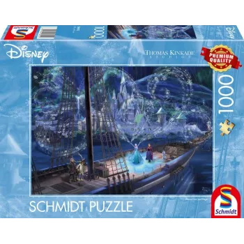 Thomas Kinkade Studios: Disney - Frozen Love and Magic, puzzle 1000 dielov