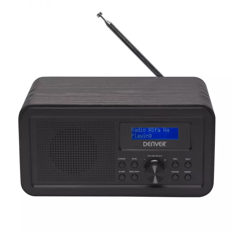 DENVER DAB-30 čierne osobné rádio