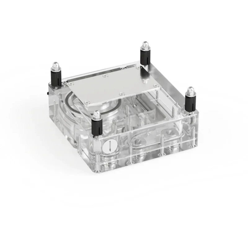 Alphacool Core 120mm vyrovnávacia nádržka VPP Apex pumpa — Alphacool 14561, 120mm vyrovnávacia nádržka pre integráciu pumpy VPP Apex
