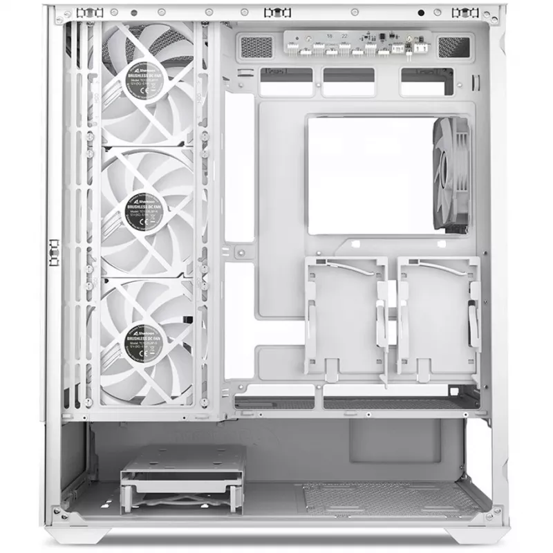 PC skriňa Sharkoon AK6 RGB, ATX, biela