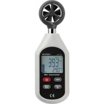 VOLTCRAFT AN-10 anemometer 0,3 až 30 m/s magnetický lopatkový (VC-8314270)