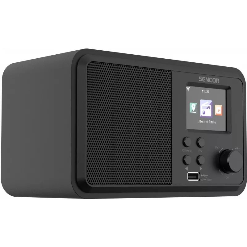 Stolný rádioprijímač SENCOR SIR 5100WDB — 4 W, Wi‑Fi, FM