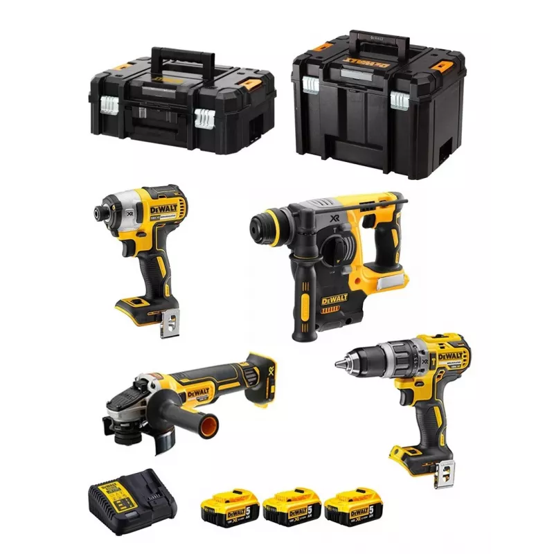 DeWalt DCK422P3T-QW kombinovaná sada 18 V, 3 batérie 5 Ah