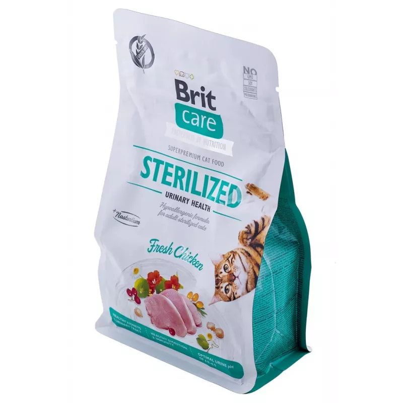 BRIT Care Grain-Free Sterilized Urinary - suché krmivo pre mačky - 400 g