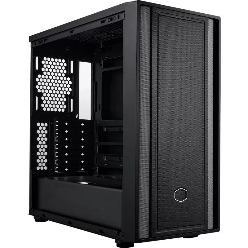 Cooler Master MasterBox 600 Lite PC skriňa, MIDI-Tower, E-ATX, tvrdené sklo - čierna