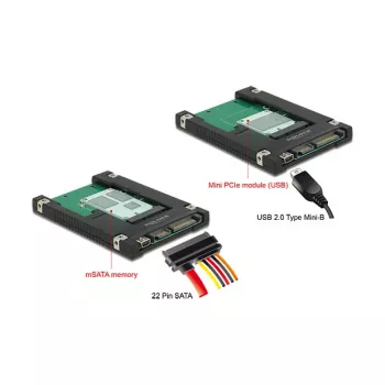 Interný SATA USB 2.0 adaptér DeLOCK 62853
