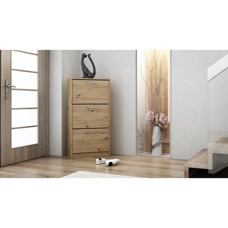 Topeshop PAULA ARTISAN organizér na obuv uzavretý dub