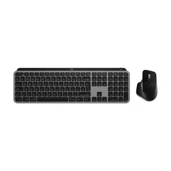 Logitech MX Keys S Combo pre Mac, bezdrôtová, DE rozloženie sada klávesnice a myši, klávesy a funkcie optimalizované pre macOS