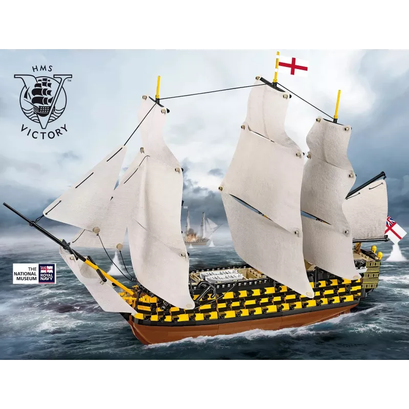 Stavebnica Cobi HMS Victory — 2 517 dielov, detailný historický model plachetnice