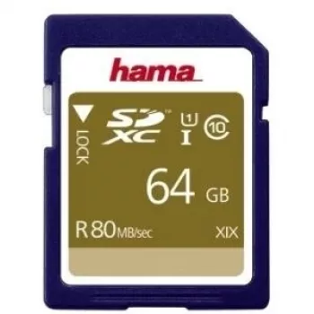 Hama 00124136 pamäťová karta 64 GB SDXC UHS-I Class 10