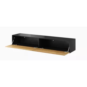 Cama TV stojan VIGO '180' 30/180/40 čierna/dub wotan