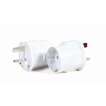 Gembird A-AC-EUFUKM-01 AC napájací adaptér, EU-Schuko zásuvka na UK konektor, 13 A