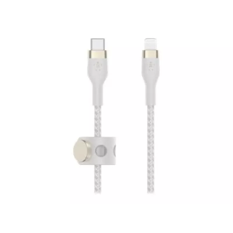 Belkin BOOST CHARGE - Lightning kábel - 24 pin USB-C samec na Lightning samec - 1 m - biely - pre Apple iPad/iPhone/iPod (Lightning)