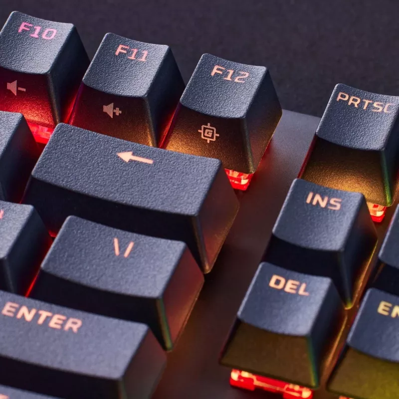HyperX Alloy Origins PBT HX Red - mechanická herná klávesnica