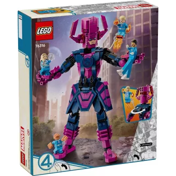 LEGO stavebnica Marvel Super Heroes 76316 — Fantastic Four: Galactus sada minifigúrok, 427 dielov, 4 minifigúrky, vek 9+