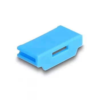 DeLOCK Port Blocker HDMI konektor samica balenie 10 ks modrý