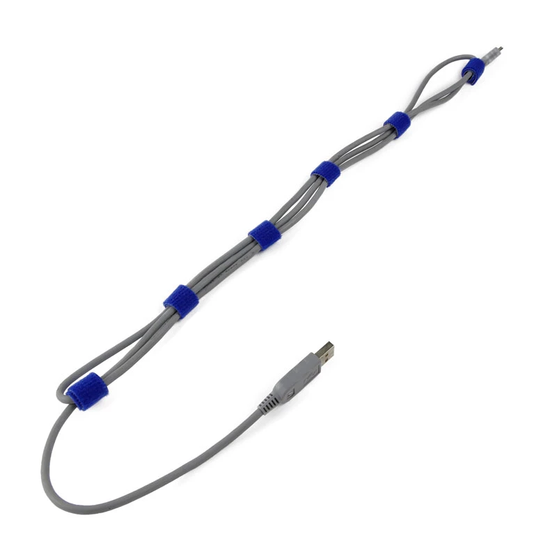 LABEL THE CABLE LTC PRO Roll Strap, obojstranný suchý zips, 25 m žltý