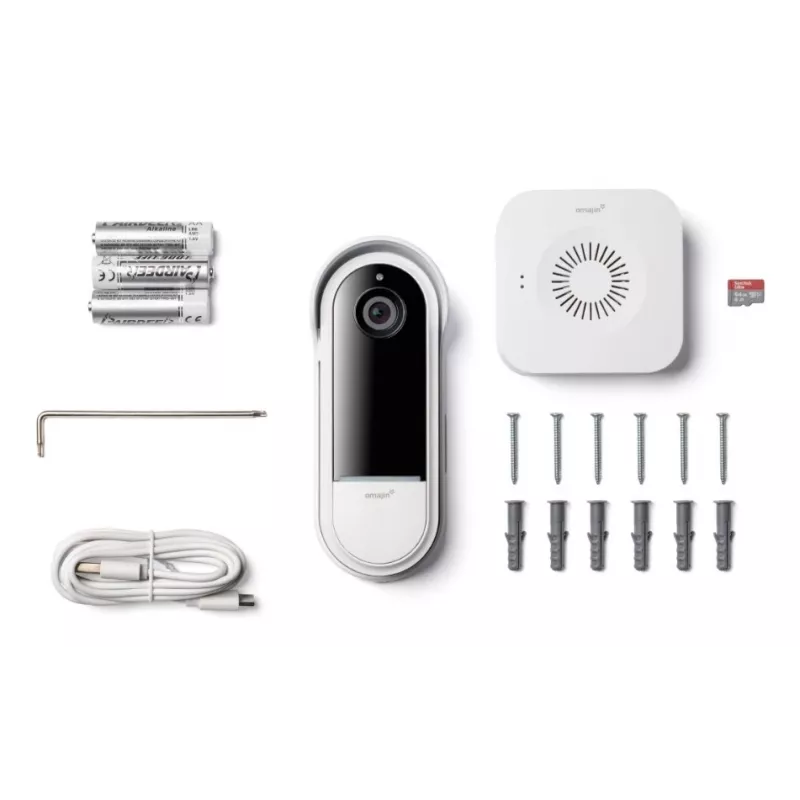 Türklingel-Gong Omajin by Netatmo OVD-01-EU čierna biela