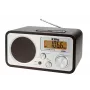 ELTRA Kormoran stolové rádio FM/LW s prehrávaním MP3 z USB, hnedé