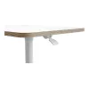Doska počítačového stola Leitz 65360001 štvorcová hliník biela 600x800x750mm