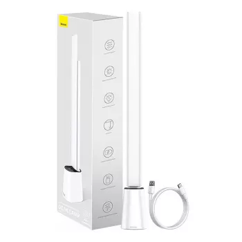 Stolná lampa Baseus Smart Eye Folding Rechargeable White — skladacia LED stolná lampa, nabíjateľná batéria, nastaviteľné rameno a hlava