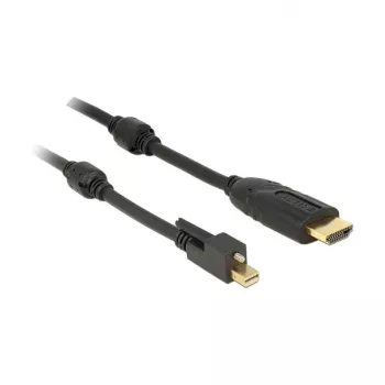 Video kábel adaptér DeLOCK 83731 Mini DisplayPort na HDMI 3m čierny