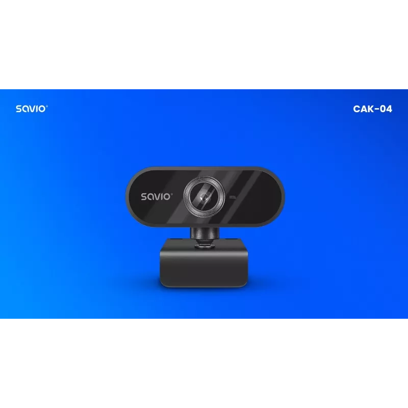 Savio CAK-04 webkamera 720 MP 1280 x 720 pixelov USB čierna