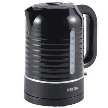 Elektrická rýchlovarná kanvica Petra 1,7 l 3 kW čierna