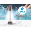 Nabíjateľná stolová lampa Beper P201UTP103, dotykový vypínač, 2 W