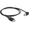 USB kábel DeLOCK 1 m USB 2.0-A na USB 2.0-A čierny