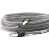 Goobay CAT 8.1 patch kábel, S/FTP (PiMF), sivý, 0,5 m - LSZH bez halogénov, meď AWG 24 (55135)