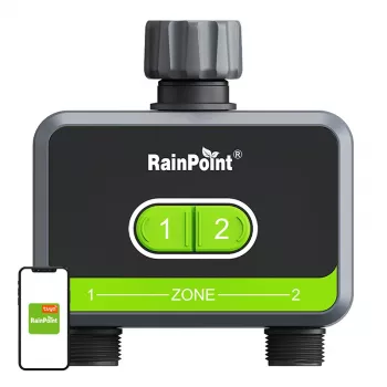 Ovládanie zavlažovania RainPoint HTV210B 2-zóny s ovládaním aplikáciou (model HTV210B)