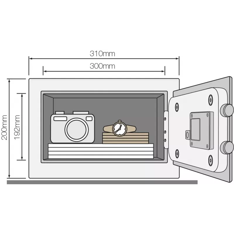 Basic safe YEC compact s alarmom