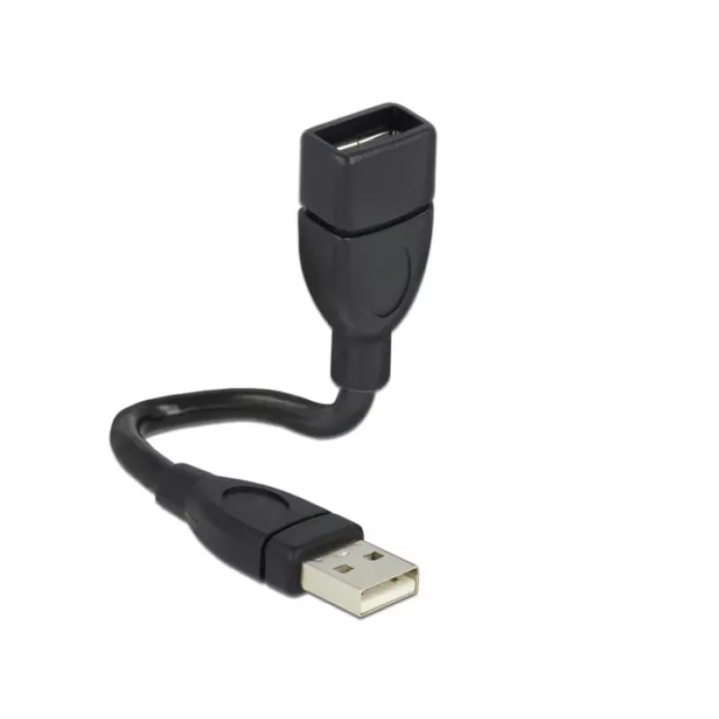 USB kábel DeLOCK 15 cm USB 2.0 USB A čierny