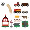 BRIO 33719 farmárska vlaková súprava, 20 dielov